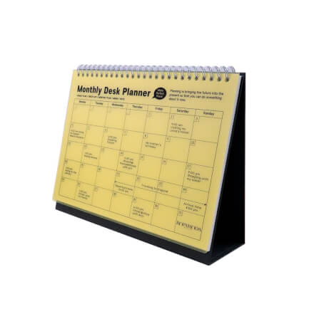 สมุดแพลนเนอร์แบบตั้งโต๊ะ Ropamoda month Desk planner สีเหลือง_5